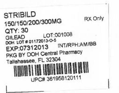 Label Image For 150mg  /  150mg  /  200mg  /  300mg (150.150.200.300mg Gilead)